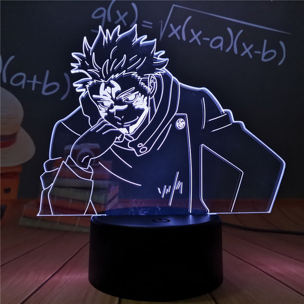 L'éblouissante Lampe 3D Yuji Itadori  Sortie en 2020, le manga phénomène Jujutsu kaisen est l'un des plus vendus au monde.  Découvrez la séduisante lampe 3D Yuji Itadori parfaite pour les collectionneurs ainsi que les passionnés de décoration.