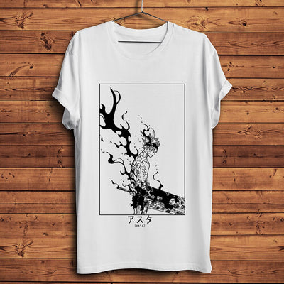 T- shirt Black Clover Asta Demon Mode