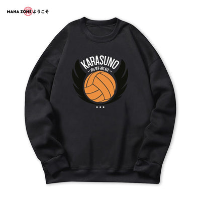 Sweat - Shirt Haikyuu Relatant le parcours de Shōyō Hinata un jeune lycéen passionné de volley-ball, Haikyu est une œuvre qui véhicule un bon nombre de messages dont la confiance en soi et le pouvoir de la volonté | Boutique Mana-Zone.fr